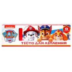 Набор для лепки Paw Patrol Щенячий патруль с 9 цветов по 15 г 122568