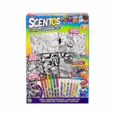 Набор для творчества Scentos Забавные раскраски 42558