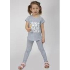 Лосины для девочек Luna Kids Stars №0028/16052 р.116-122 голубой