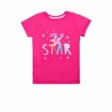 Футболка для девочек Luna Kids с принтом Star Барби р.122 ярко-розовый