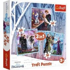 Пазлы Trefl 3 в 1 Ледяное сердце 2. Магическая история 34853