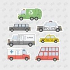 Магниты детские MAXGROUP Автомобили NM-229
