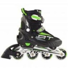 Роликовые коньки Action Chris PW-153B-5-1/Green/37-40 р. 37-40 черно-салатовый