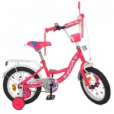 Велосипед детский PROF1 Blossom малиновый Y12302N