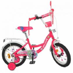 Велосипед детский PROF1 Blossom малиновый Y12302N