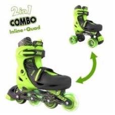 Роликовые коньки Neon Combo Skates NT10G4 р. 34-37 салатовый