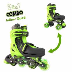 Роликовые коньки Neon Combo Skates NT10G4 р. 34-37 салатовый