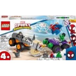 Конструктор LEGO Super Heroes Marvel Схватка Халка и Носорога на грузовиках 10782