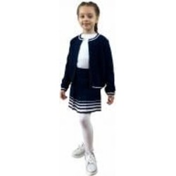 Кофта для девочки ART KNIT Герда синяя р.116-122 синий