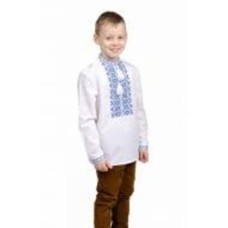 Вышиванка для мальчиков Эдельвика р.122 белый 61-20/09