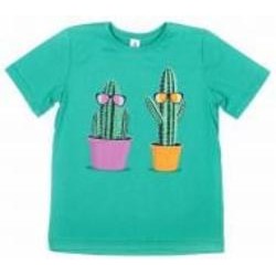 Футболка унисекс Luna Kids 2 cactus р.140 зеленый