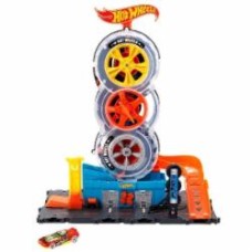 Игровой набор Hot Wheels Приключения и трюки в шиномонтаже HDP02