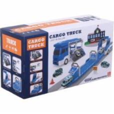 Игрушка Shantou Эвакуационный контейнеровоз-гараж красный OTB0581804