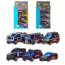 Набор машинок Shantou Полиция 1:64 MH-203 Набор машинок Shantou Полиция 1:64 MH-203