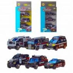 Набор машинок Shantou Полиция 1:64 MH-203 Набор машинок Shantou Полиция 1:64 MH-203