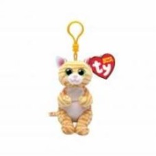 Мягкая игрушка TY Beanie Bellies Котенок MANGO 12 см 12 см бежево-оранжевый 43112