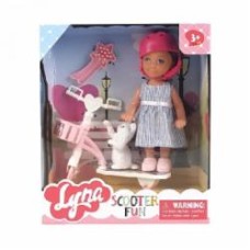 Игровой набор Shantou Кукла Сабина на самокате 4604