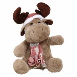 Мягкая игрушка Luna Kids Рождественская Лось в шарфе 25 см бежевый DT180595