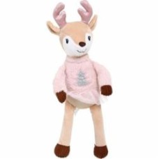 Мягкая игрушка Luna Kids Рождественская Олень 25 см розовый DT210699