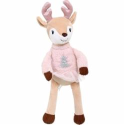 Мягкая игрушка Luna Kids Рождественская Олень 25 см розовый DT210699