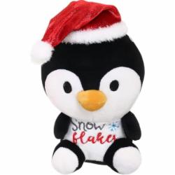 Мягкая игрушка Luna Kids Рождественская Пингвин 25 см черный DT240664