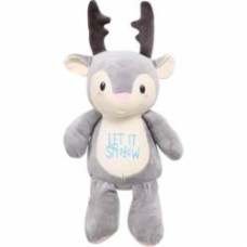 Мягкая игрушка Luna Kids Рождественская Олень Бобо 32 см серый DT240637