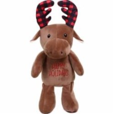 Мягкая игрушка Luna Kids Рождественская Лось 32 см коричневый DT240638