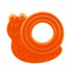 Игрушка-прорезыватель Chicco Улитка серии ECO+ 10490.00.01 оранжевая