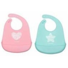 Нагрудник детский Canpol Babies Pastel розовый 74/024_pin