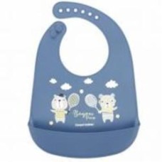 Нагрудник детский Canpol Babies Bonjour Paris синий 74/027_blu