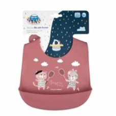 Нагрудник детский Canpol Babies Bonjour Paris красный 74/027_red