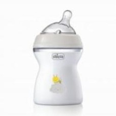 Бутылка детская Chicco Natural Feeling NEW 250 мл 2м+ белая