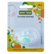 Пустышка Baby Team силиконовая классическая 3104