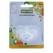 Пустышка Baby Team силиконовая классическая 0+ Tritan