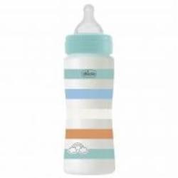 Бутылочка Chicco Well-Being Colors 4м+ 330 мл мятная (28637.21)