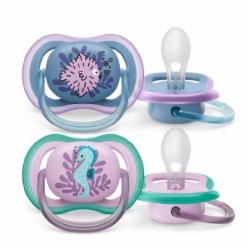 Пустышка ортодонтическая Philips Avent Ultra Air 6-18 мес. 2 шт. SCF085/61