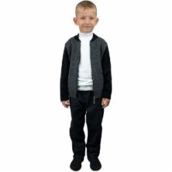 Бомбер для мальчика ART KNIT р.116 серый Бомбер для мальчика ART KNIT р.116 серый