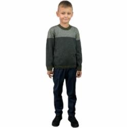 Джемпер для мальчика ART KNIT Трио р.140 хаки