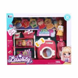 Игровой набор Lenca Toys день стирки с куклой и аксессуарами HSP1293278