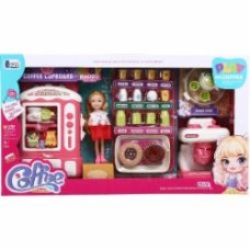 Игровой набор Lenca Toys кофейня с куклой и аксессуарами HSP1293277