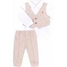 Костюм Bembi Сhristening КС720 белый с бежевым р.74 6720711134.G10 Костюм Bembi Сhristening КС720 белый с бежевым р.74 6720711134.G10