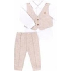 Костюм Bembi Сhristening КС720 белый с бежевым р.74 6720711134.G10 Костюм Bembi Сhristening КС720 белый с бежевым р.74 6720711134.G10