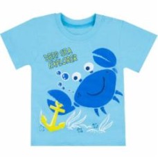 Футболка для мальчиков для мальчиков GABBI FT-21-4-2/1 р.98 бирюзовый 12609