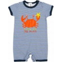 Песочник для мальчика Luna Kids Краб р.74 синий