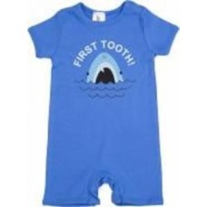 Песочник для мальчика Luna Kids Акула р.86 голубой