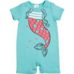 Песочник для девочки Luna Kids Русалка р.80 ментоловый