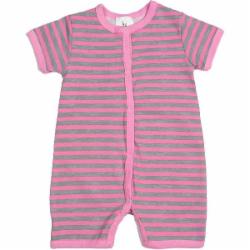 Песочник для девочки Luna Kids в полоску р.74 розовый