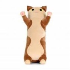 Подушка декоративная WP Merchandise Котик-обнимашка 77 см коричневый FWPKITYHUGBKC0000