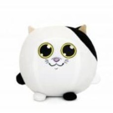 Мягкая игрушка WP Merchandise Котик Пури 17 см черно-белый FWPKITTYPUR22WT00