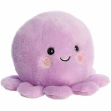 Мягкая игрушка Aurora Palm Pals (Палм Палс) Осьминог 12 см розовый темный 210649B